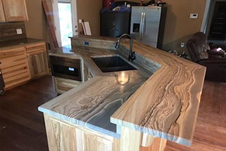 Custom Kitchen Countertop & Sink